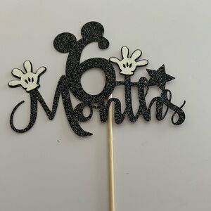 6 Months Cake Topper / Mickey Mouse  / BRAND NEW